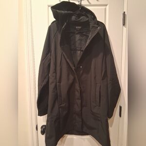 Mondetta Long Softshell Black Faux Fur Lined Jacket